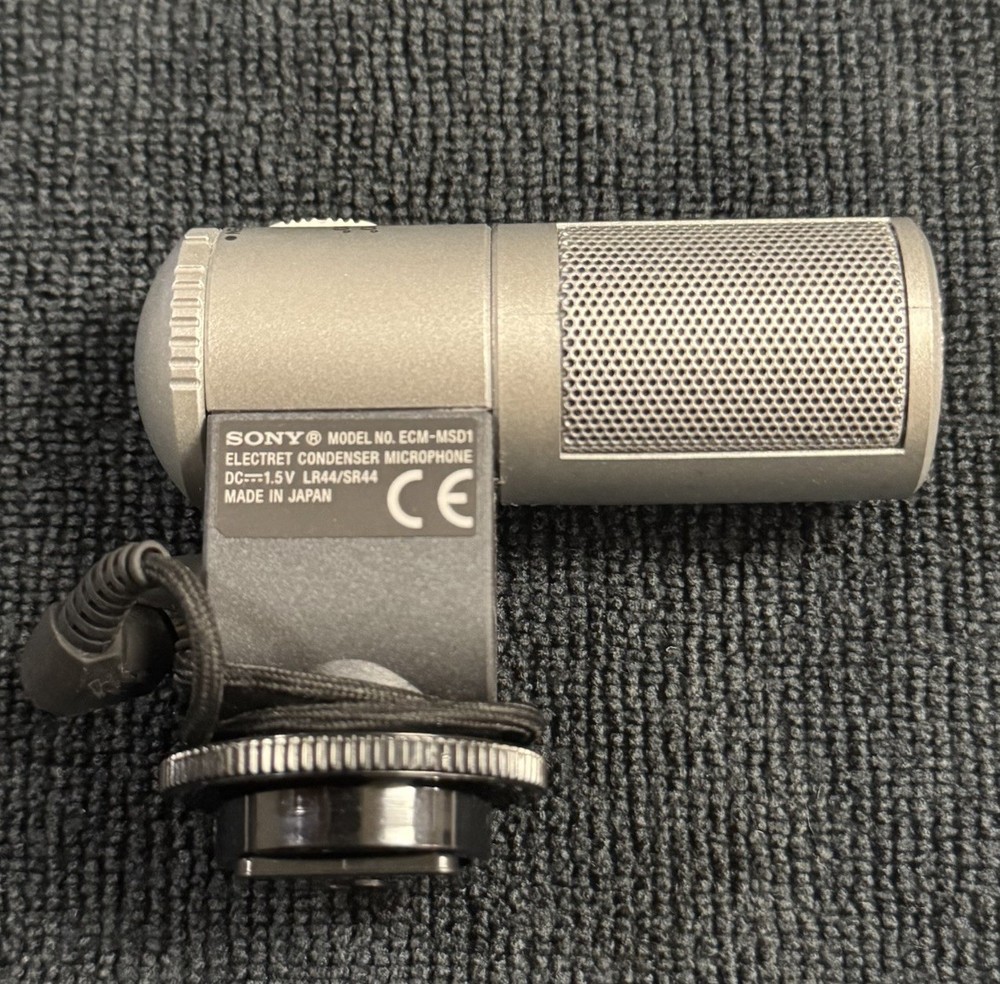 Sony ECM-MSD1 Electret Condenser Stereo Microphone for Camcorders