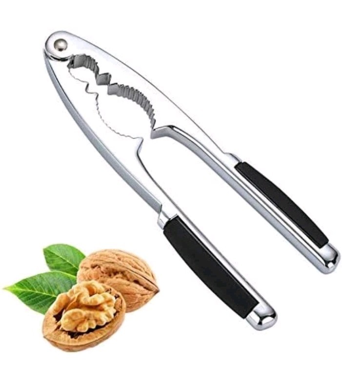 Nutcracker Heavy Duty Shell Cracker Seafood Pecan Walnut Opener Non-Slip Handle