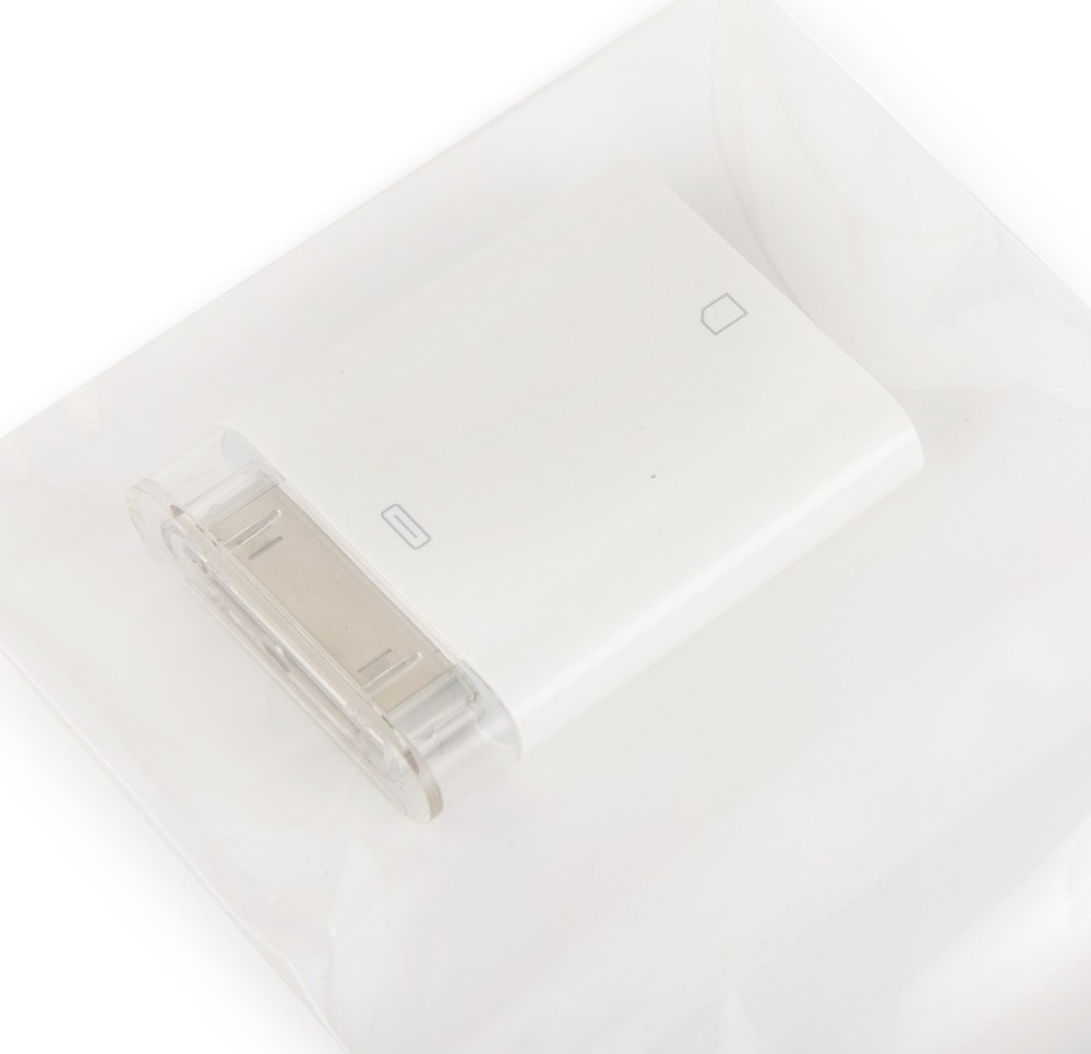 Apple iPad Camera Connection Kit OEM 30pin connector Open Box