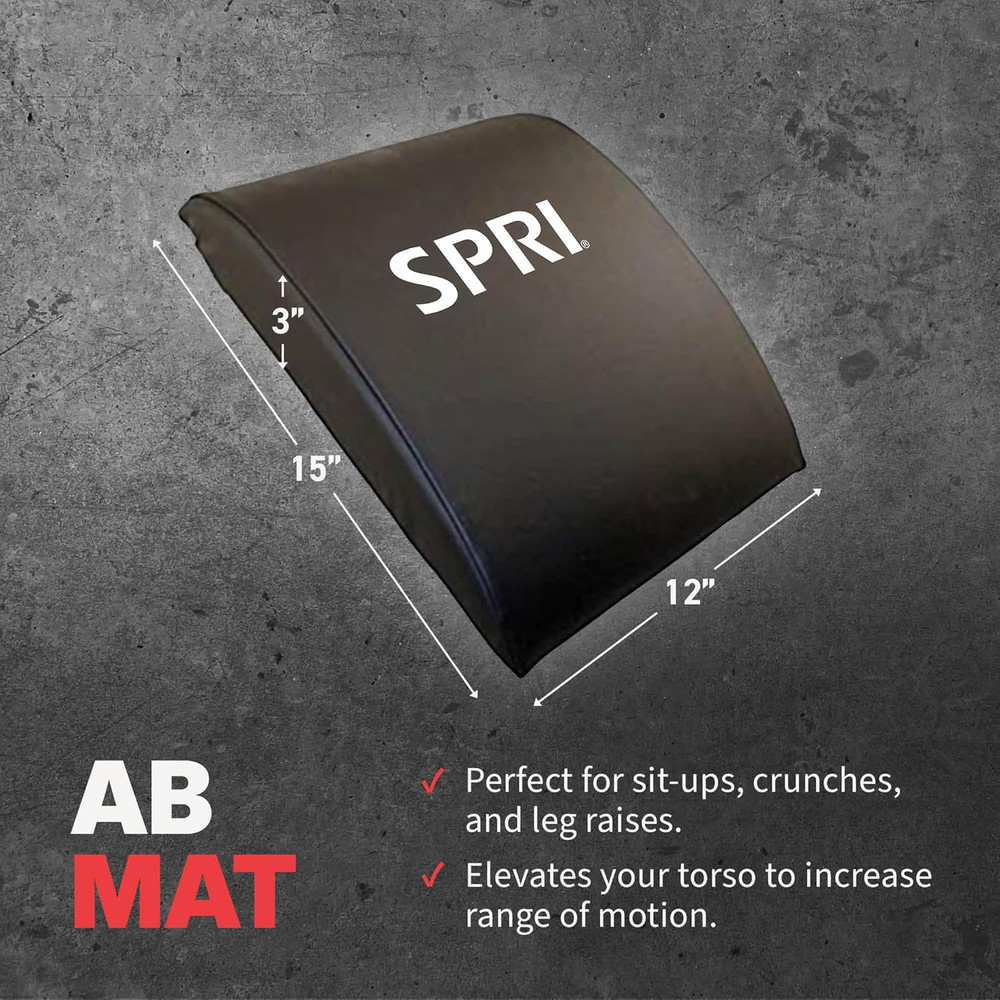 Ab Mat - Workout Mat Accessory for Abdominal Exercises, Sit-Ups, Crunches, Push-