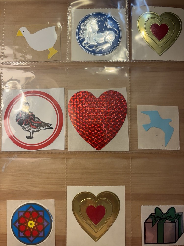 Vintage Sticker Set Lot Rares