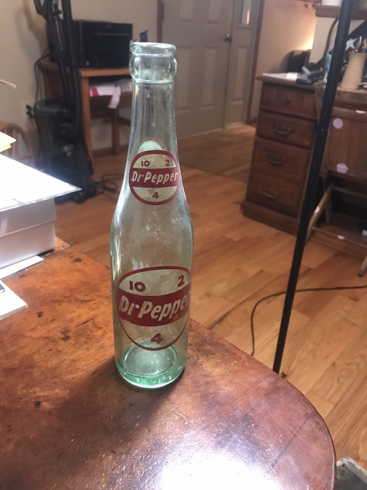 Rare 12 Oz Size Dr Pepper Bottle Cap Bottle
