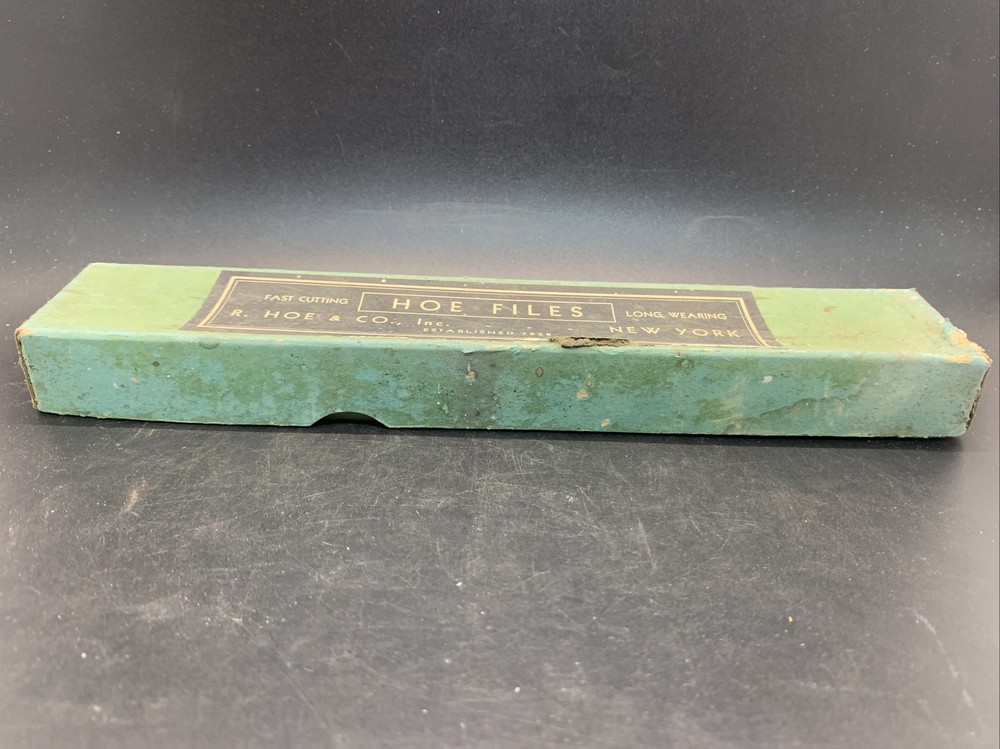 Rare R.Hoe & Co. File Empty Box-Hoe Files
