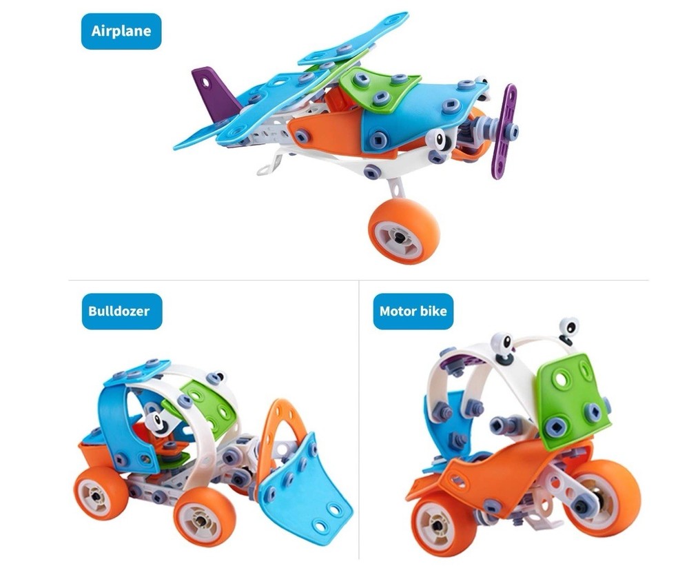 Toy Pal Build & Play STEM Building Toy Learning 7 Models Logical Thinking EUC