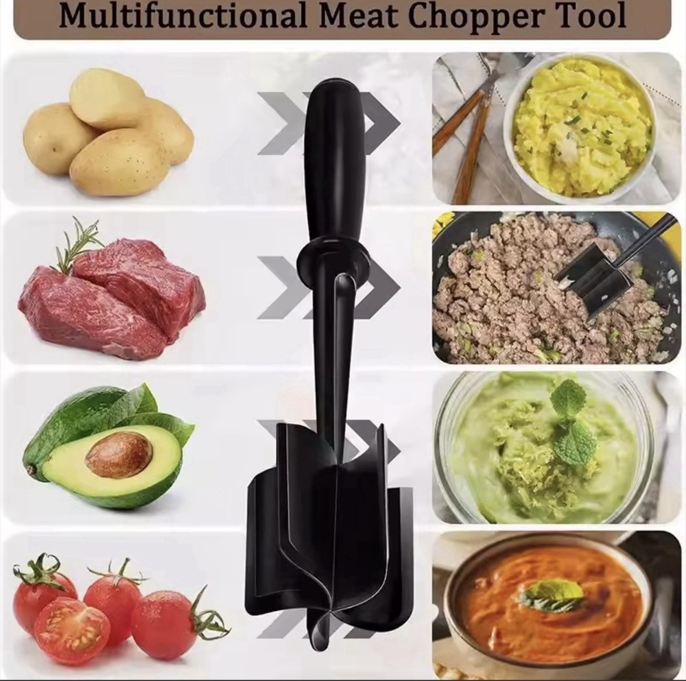 Plastic Meatchopper Handheld Meat Chopper