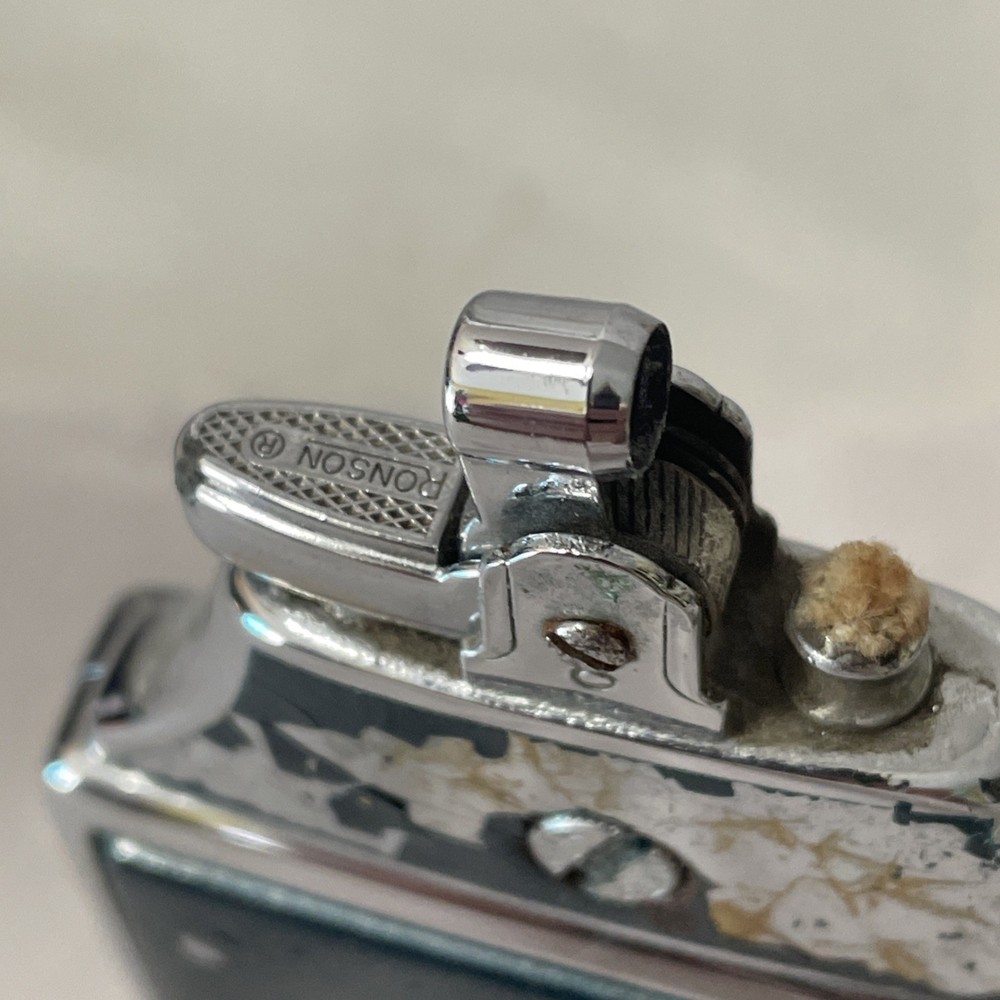 VTG RONSON COMBO CIGARETTE LIGHTER/CASE Untested