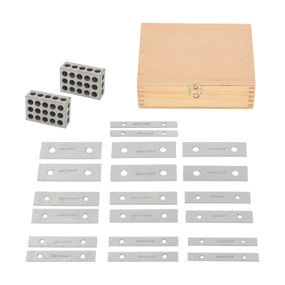 1/8 X 5" 10 Pair Precision Parallel Set AND Matched Pair Of 1-2-3 Blocks