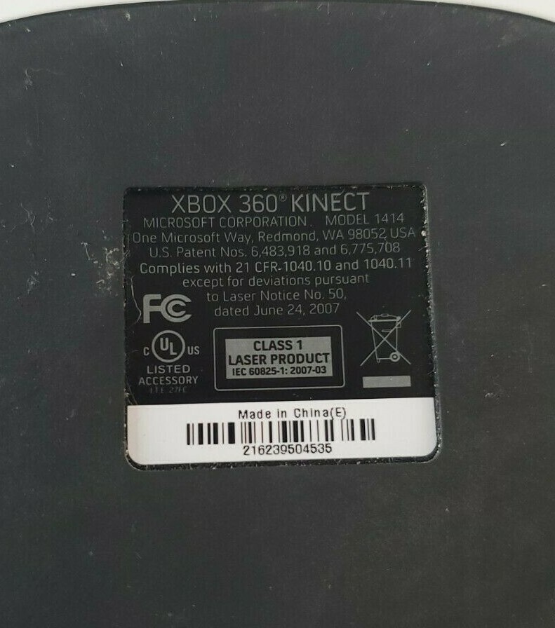 Microsoft Xbox 360 Kinect Connect Model 1414 Sensor Bar ONLY -