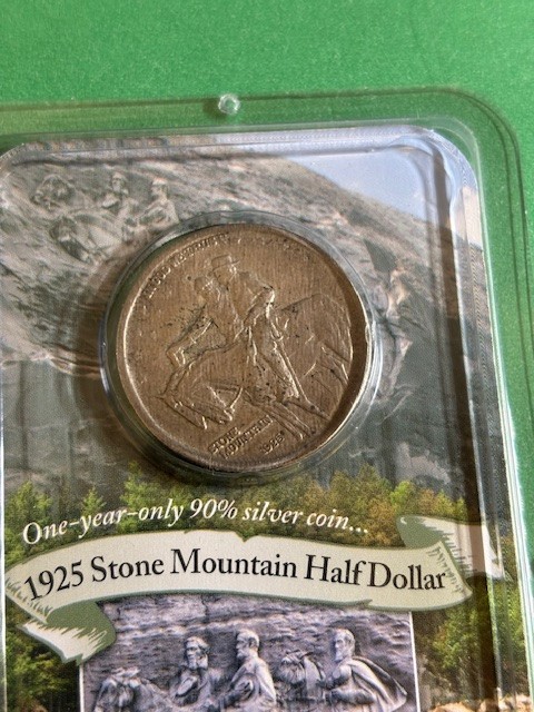 1925 Stone Mountain Commemorative Half Dollar (90% Silver)