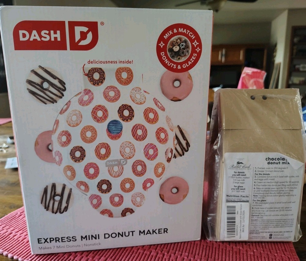 dash mini donut maker & Mix
