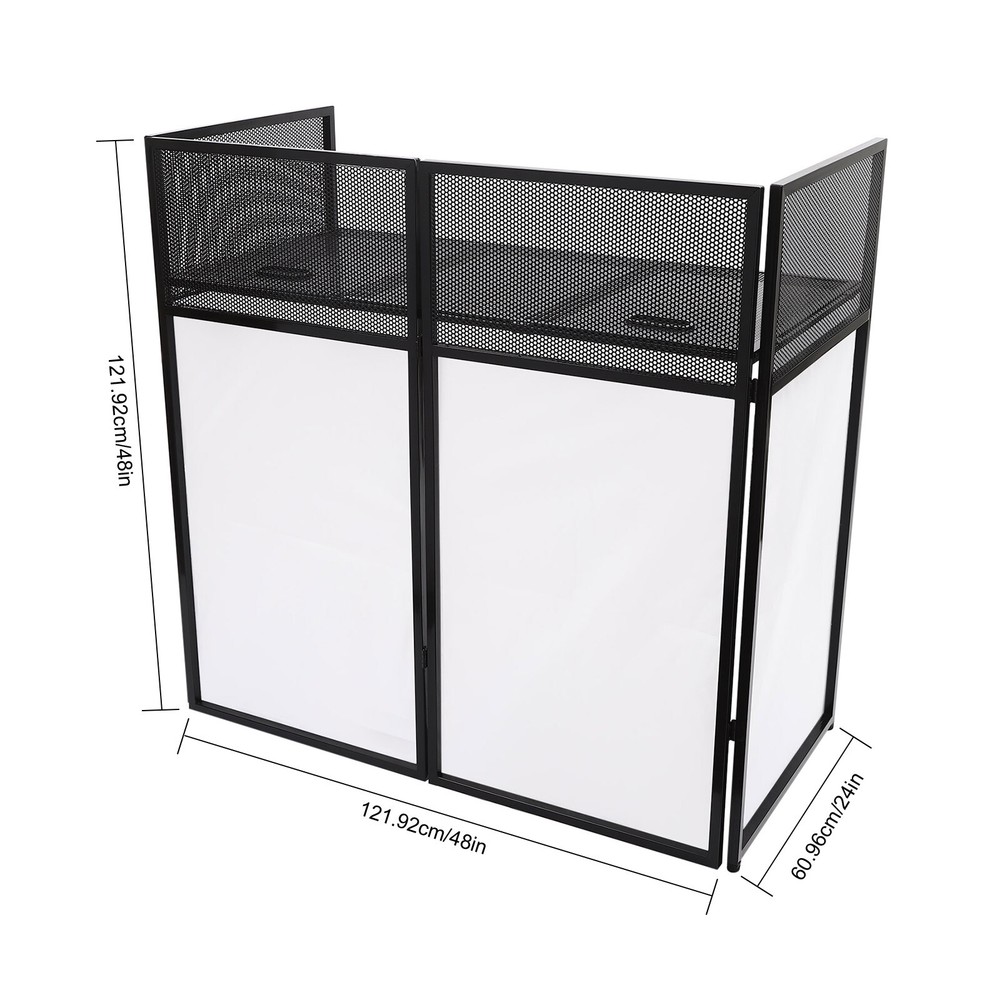 Event Table DJ Display Rack Floorstanding Display Rack Portable DJ Facade Booth