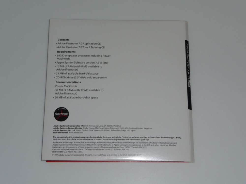 Adobe Illustrator 7.0 for Apple Mac Application and Tour/Training