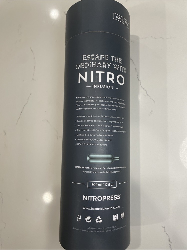 Original Nitropress - Hatfields London- Nitro Infuser OPEN BOX