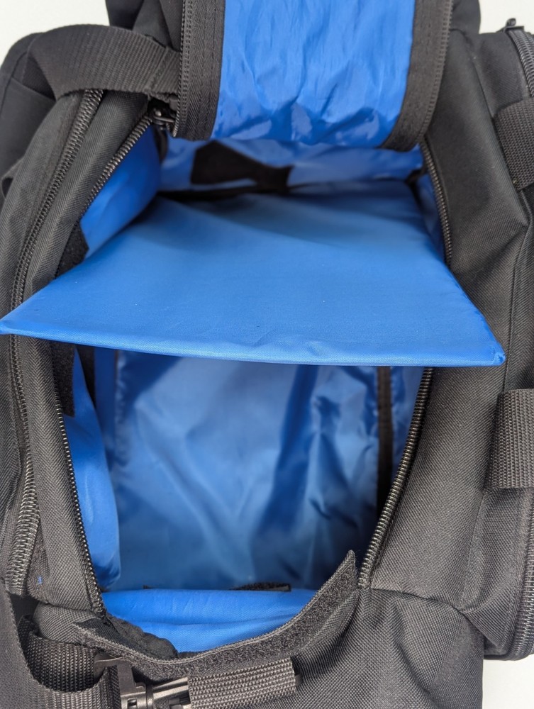 ASA AirClassics Pilot Flight Bag Pro 2 Black Blue Multi Pockets EUC