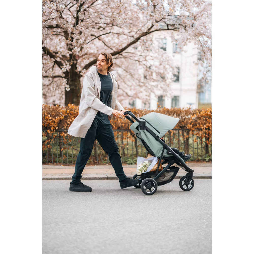 Thule Spring 2.0 Compact Baby Lightweight Stroller - Mid Blue