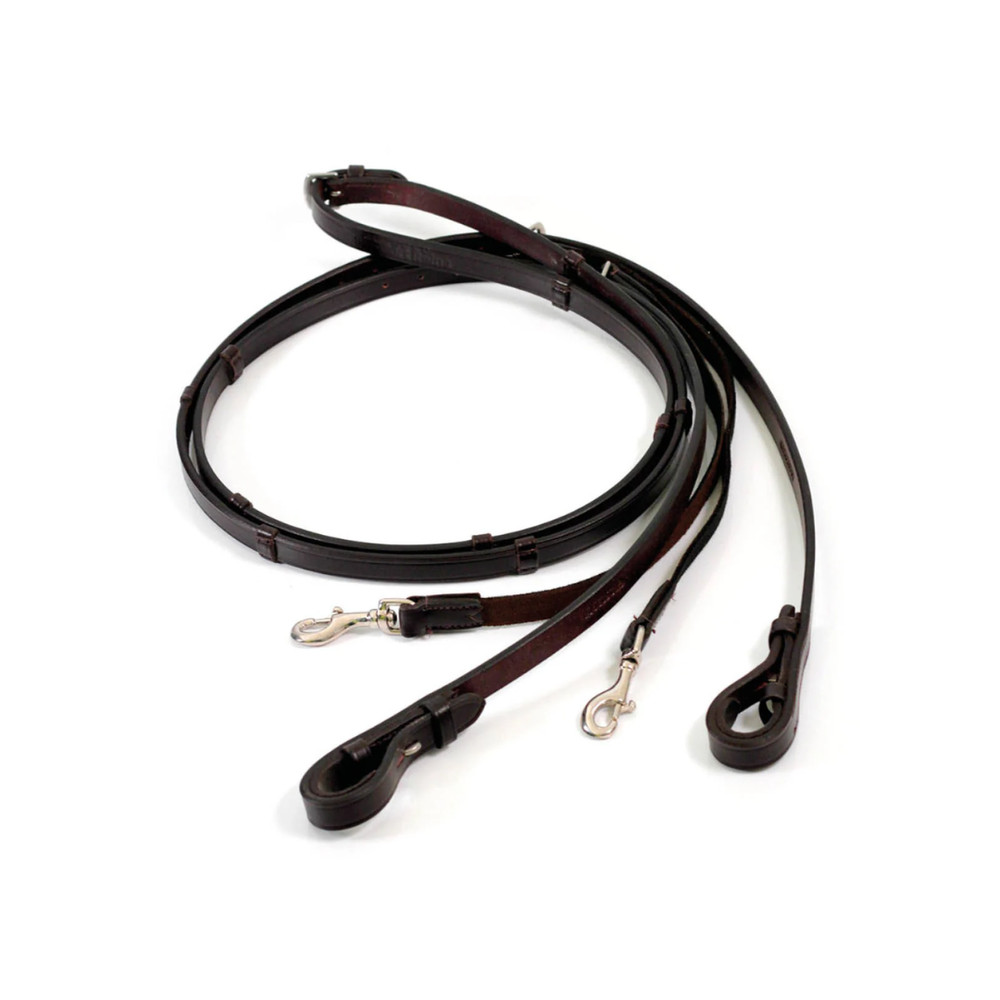 Balanced Support Reins™ - Notched Leather Reins