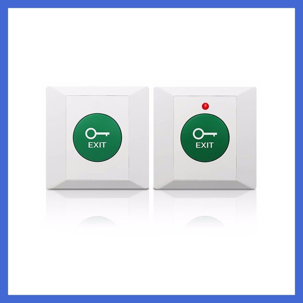 Surface Mounted Plastic Door Switch 86Type Self Resetting Access Control Button