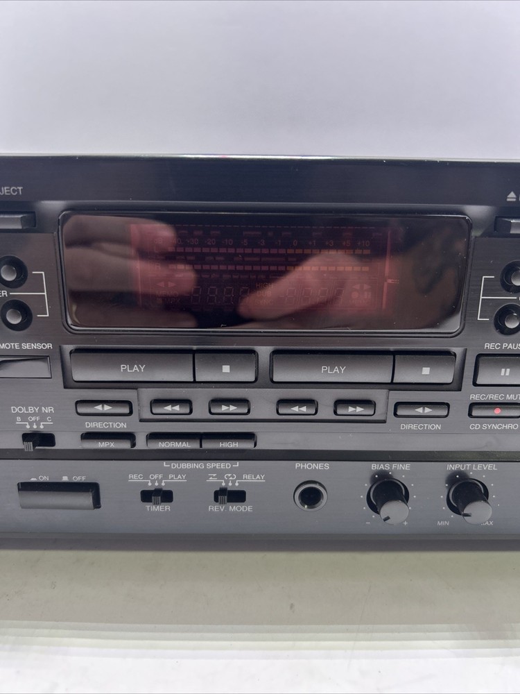 Denon DRW585 Precision Audio Component Dual Cassette Deck Player/Recorder
