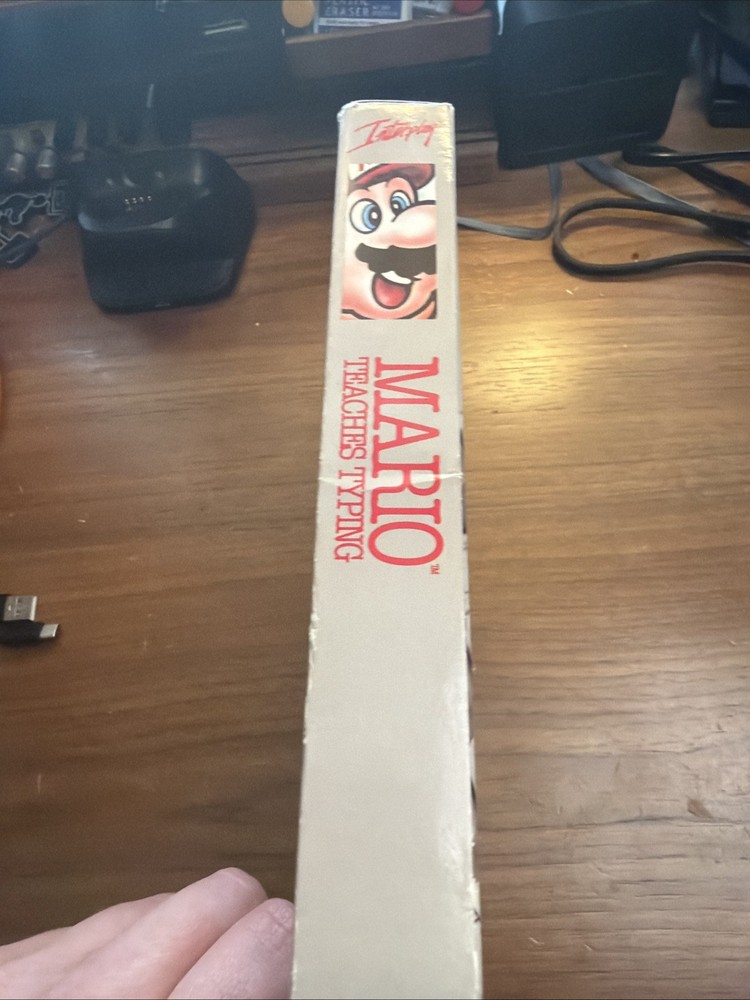 1992 IBM PC “Mario Teaches Typing” - Big Box