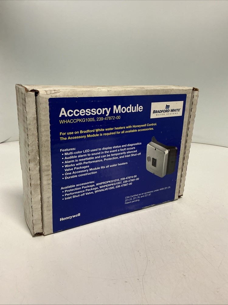 NEW, BRADFORD WHITE, WHACCPKG1005, ACCESSORY MODULE, 239-47872-00. (18H-1)