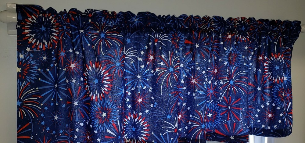 Americana Valances, Curtains or Swags
