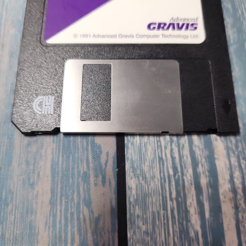 Gravis Utilities 3.5" Floppy Disk 1991 Software Tool for PC – Vintage