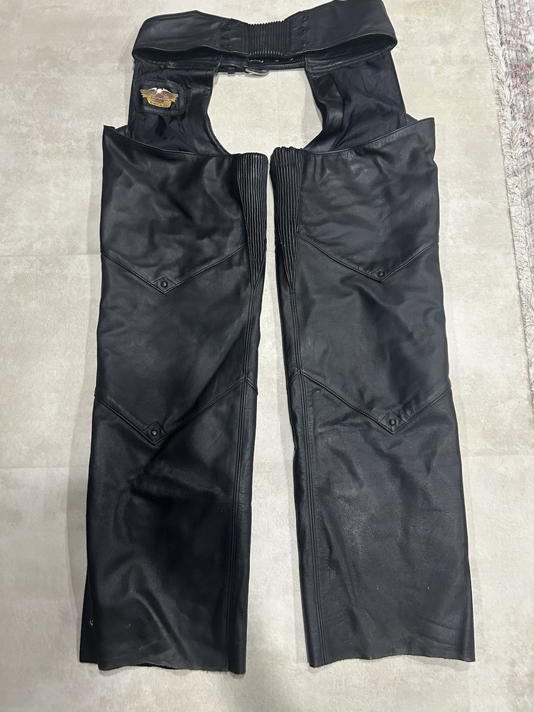 Harley Davidson Men's Leather Chaps Size S