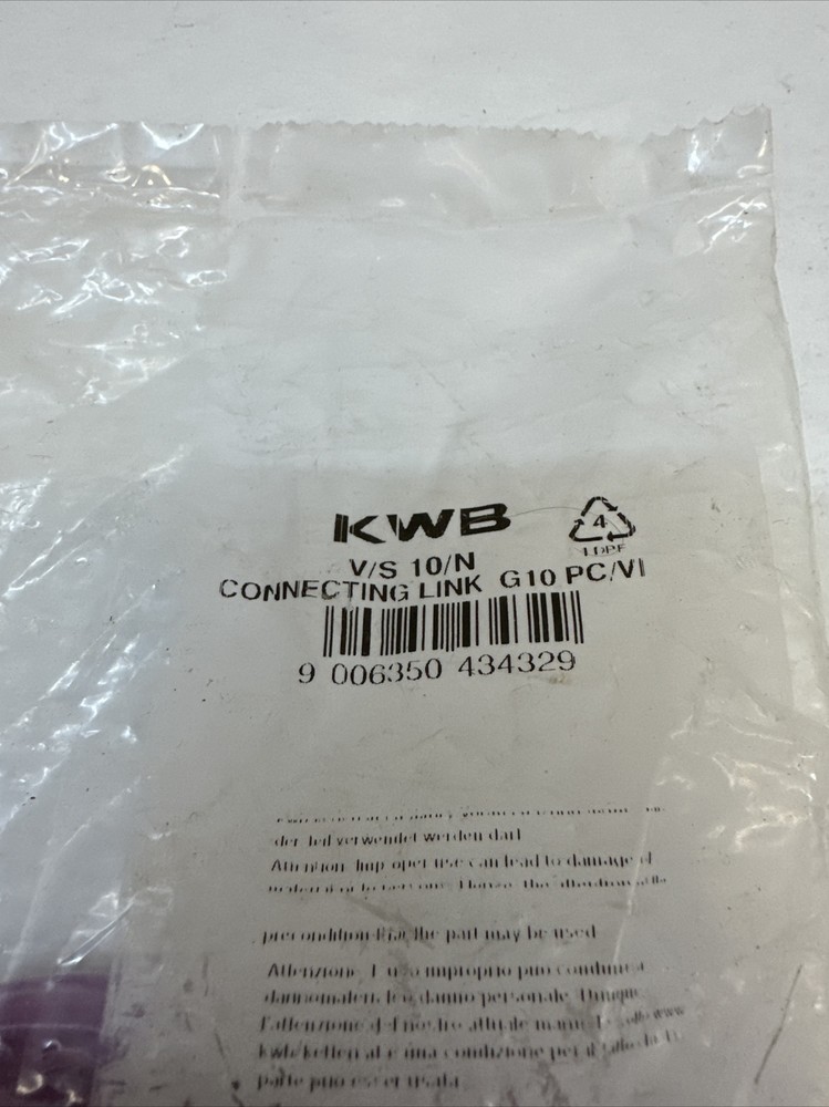 KWB V/S 10/N Connecting Link G10 PC/VI