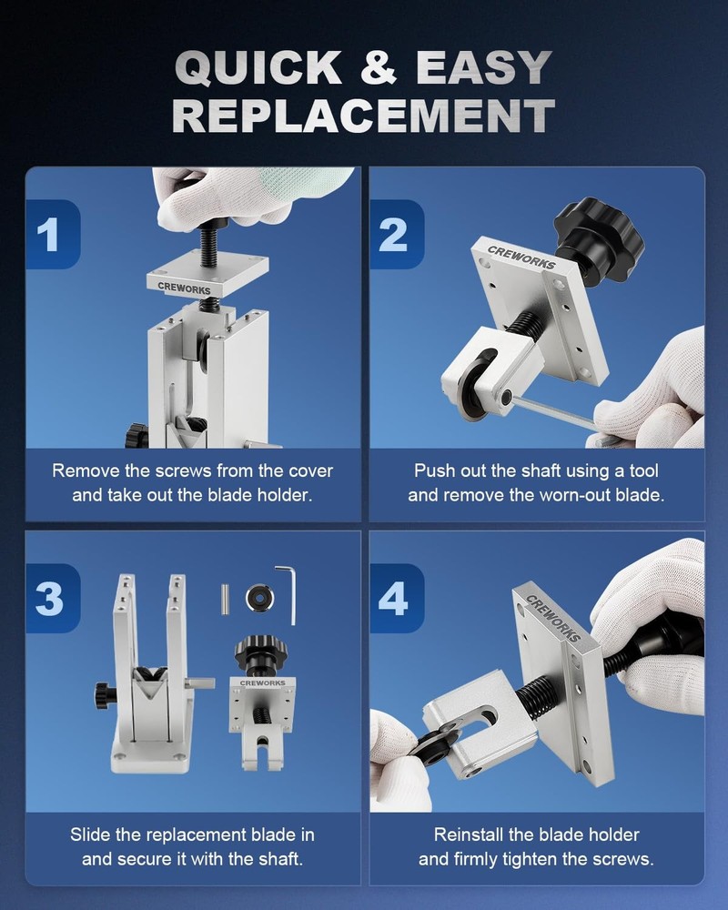Cable Stripper Blade, Cr12MoV Wire Stripping Machine Blade, Cable Stripping M...