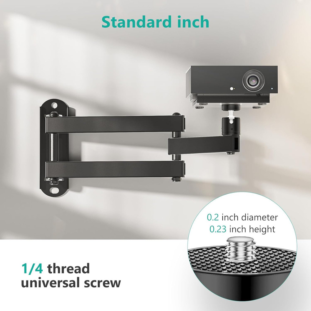 Bundle: Projector Mount with Projector Screen Mount （PSM00B+1330LMPM）