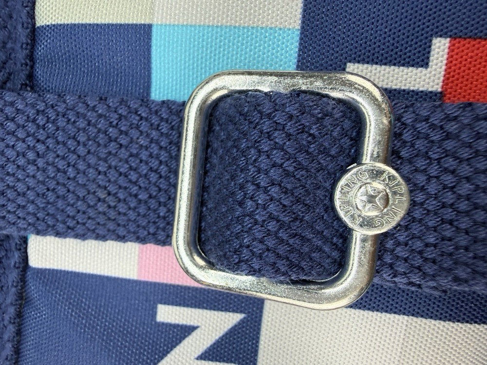 Kipling Kaylin Mini Backpack NWT Multicolor Kipling Cubed Monkey Charm