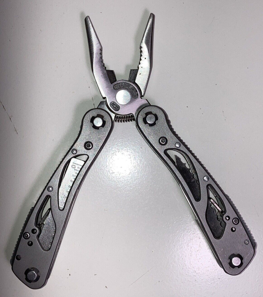 Multi-Tool Folding Plier Winframe Hunting Outdoor 9 tools
