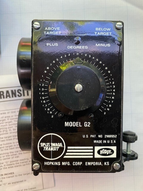 Hoppy Split Image Transit Model G2 Carying Case + Original Instructions -Vintage
