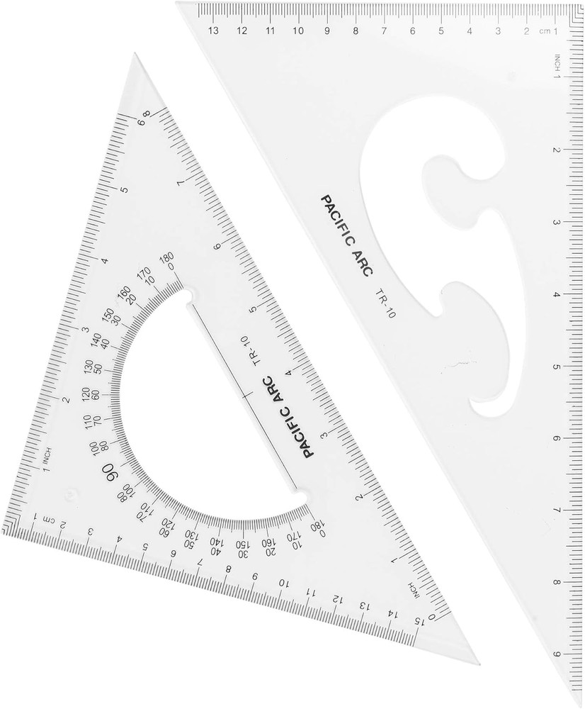 Triangle Set 10 Inch 30/60 & 45/90