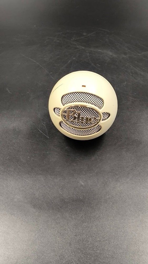 Blue Snowball USB Microphone Used Working White