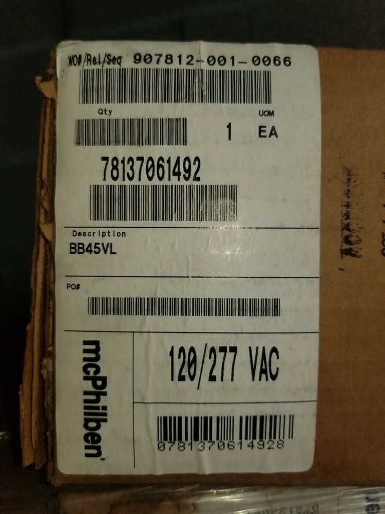 BB45VL Back Box for Exit and Emergency Sign Lighting. 78137061492