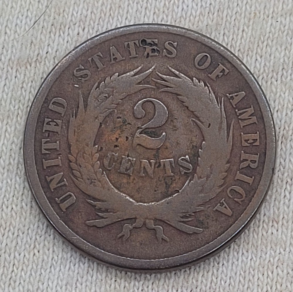 WPCoins ~ 1864 1865 1866 (3) 2 Cent Coins
