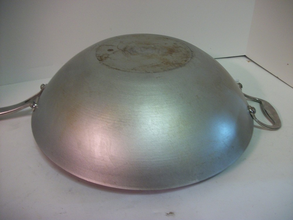 Nordic Ware 14" Wok Commercial Cookware Flat Bottom