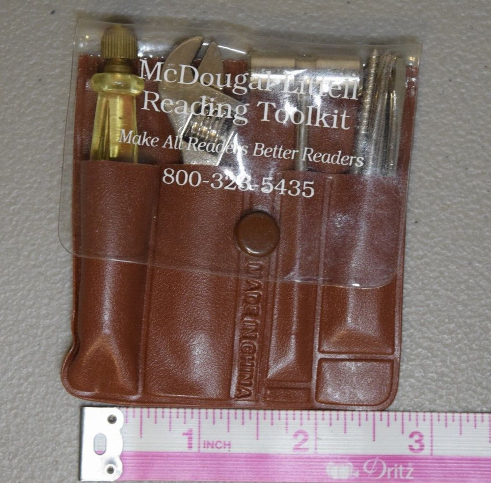 McDougal Littell Reading Toolkit Miniature Portable Tool Kit With Plastic Case