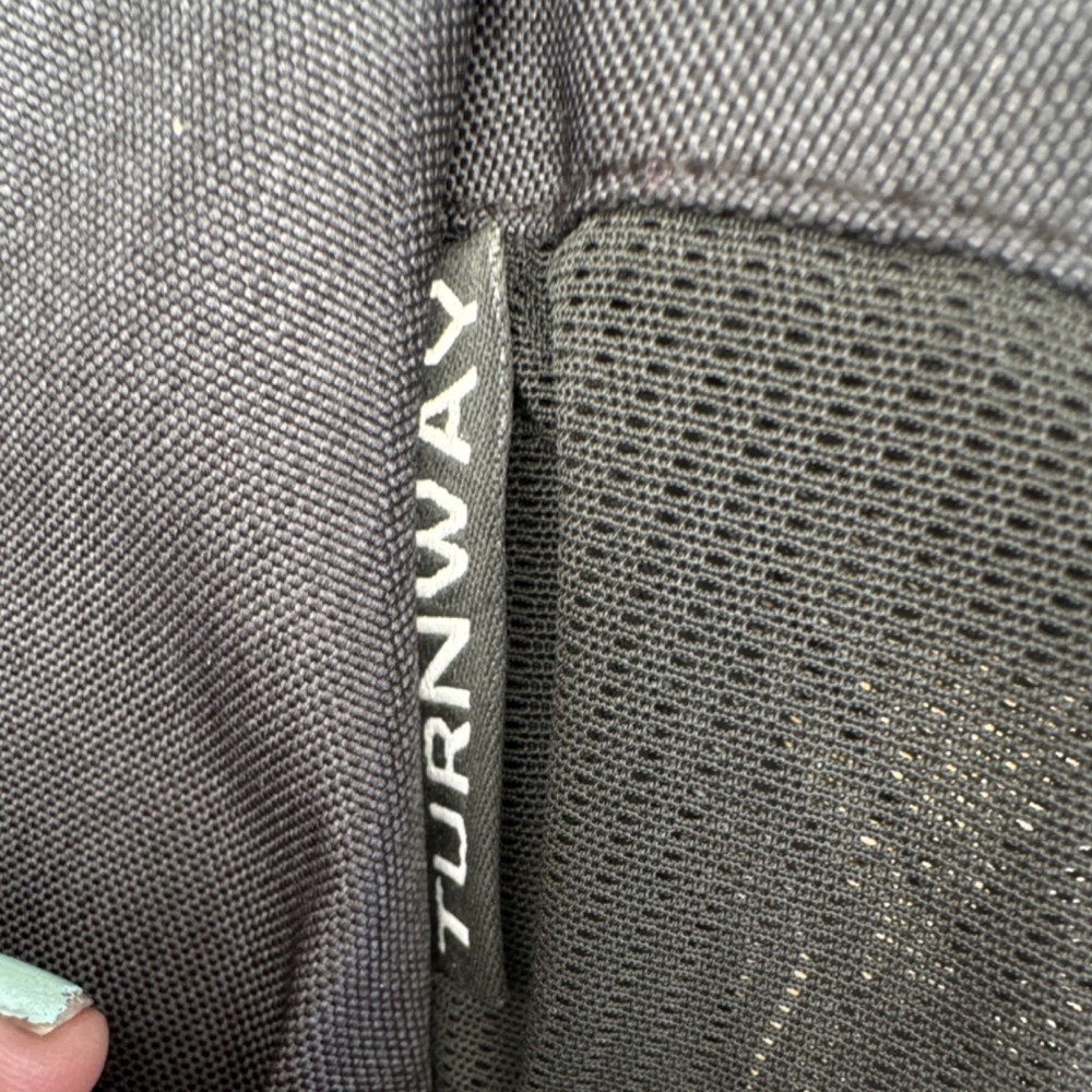 TURNWAY Black Hiking Backpack USB Port Adjustable Strap Multiple Compartments