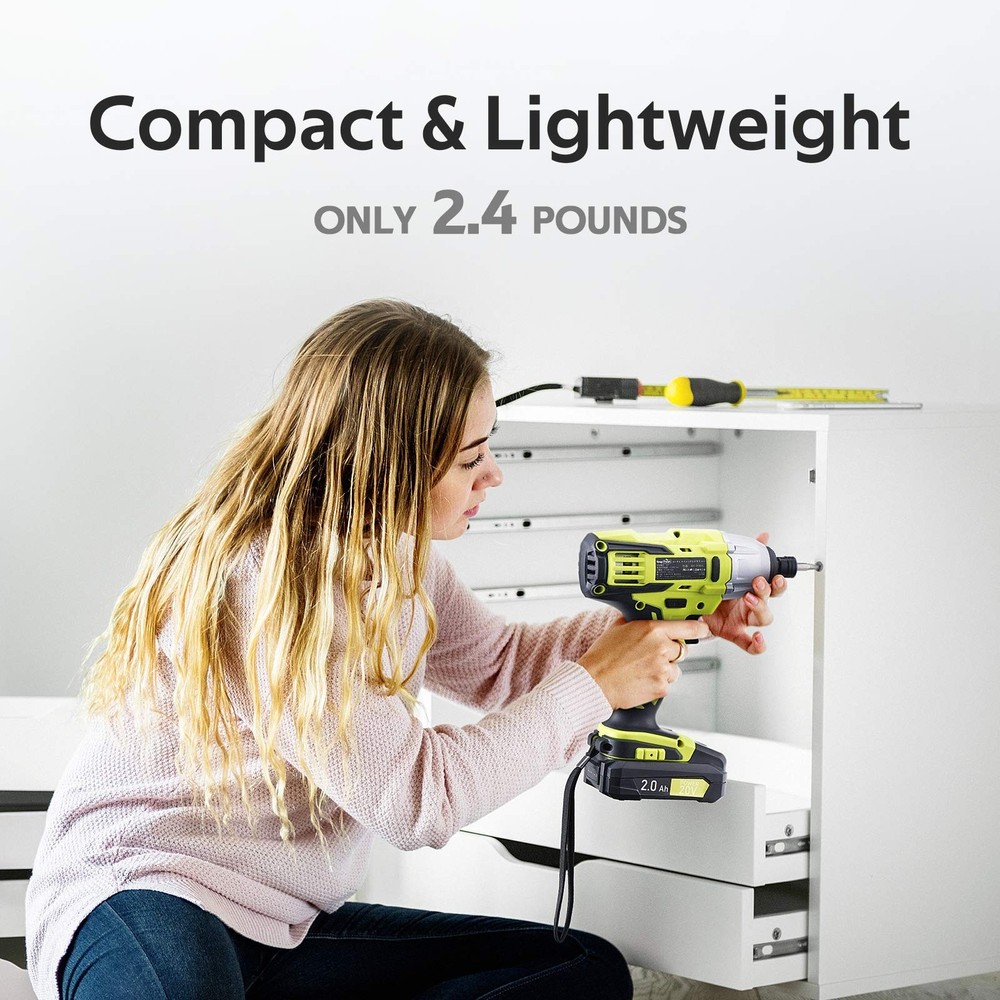 Snap Fresh Cordless Impact Driver Kit 20V MAX