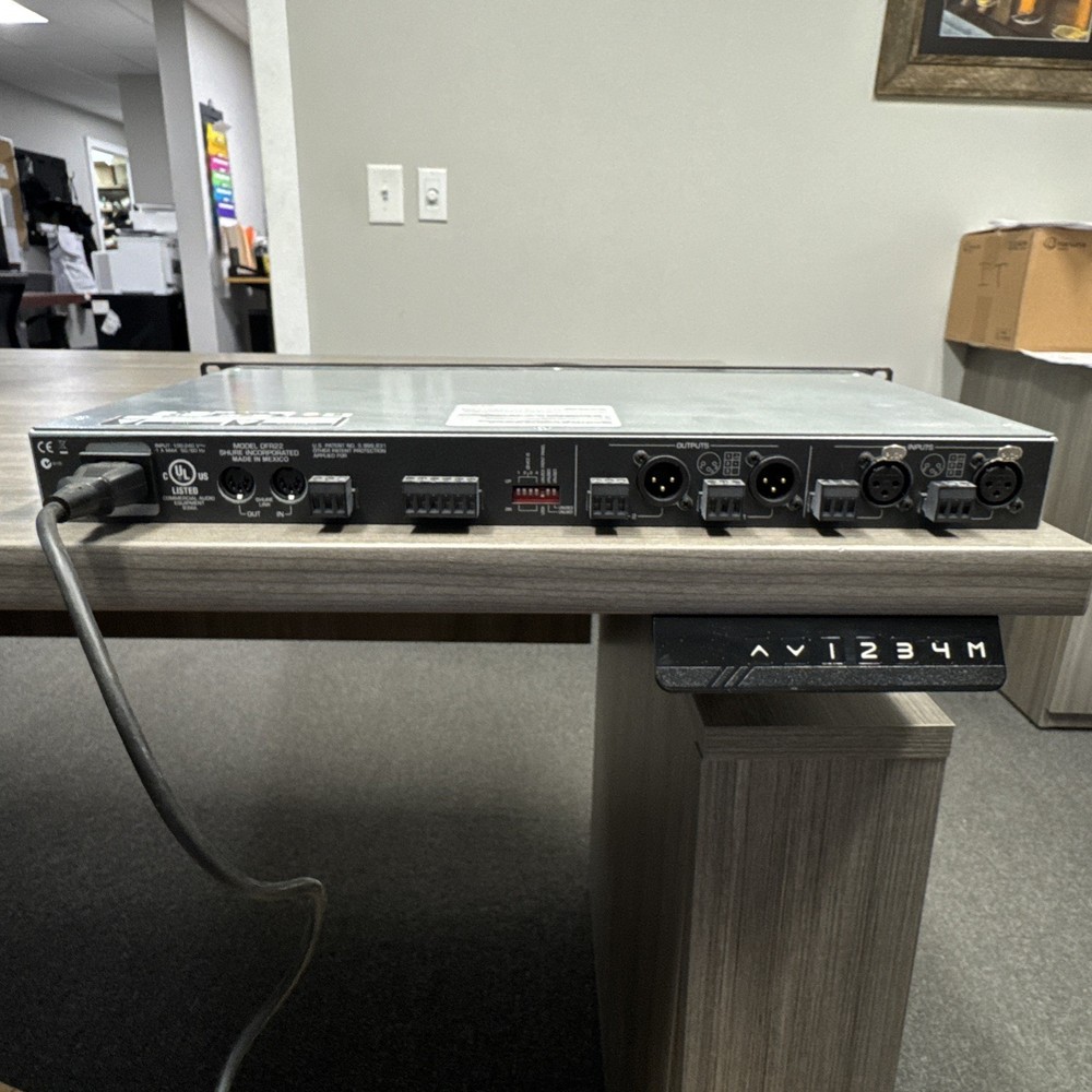 Shure DFR22 Feedback Suppression Processor - Black