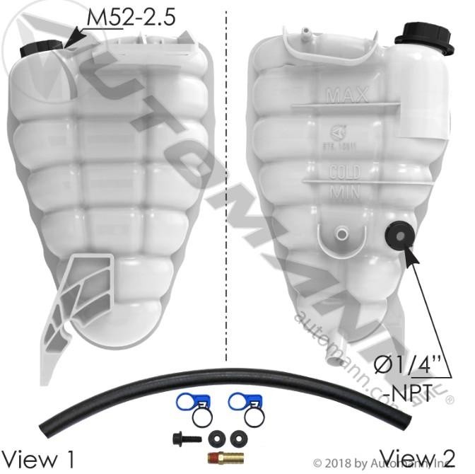 For RADIATOR OVERFLOW TANK ,  MN