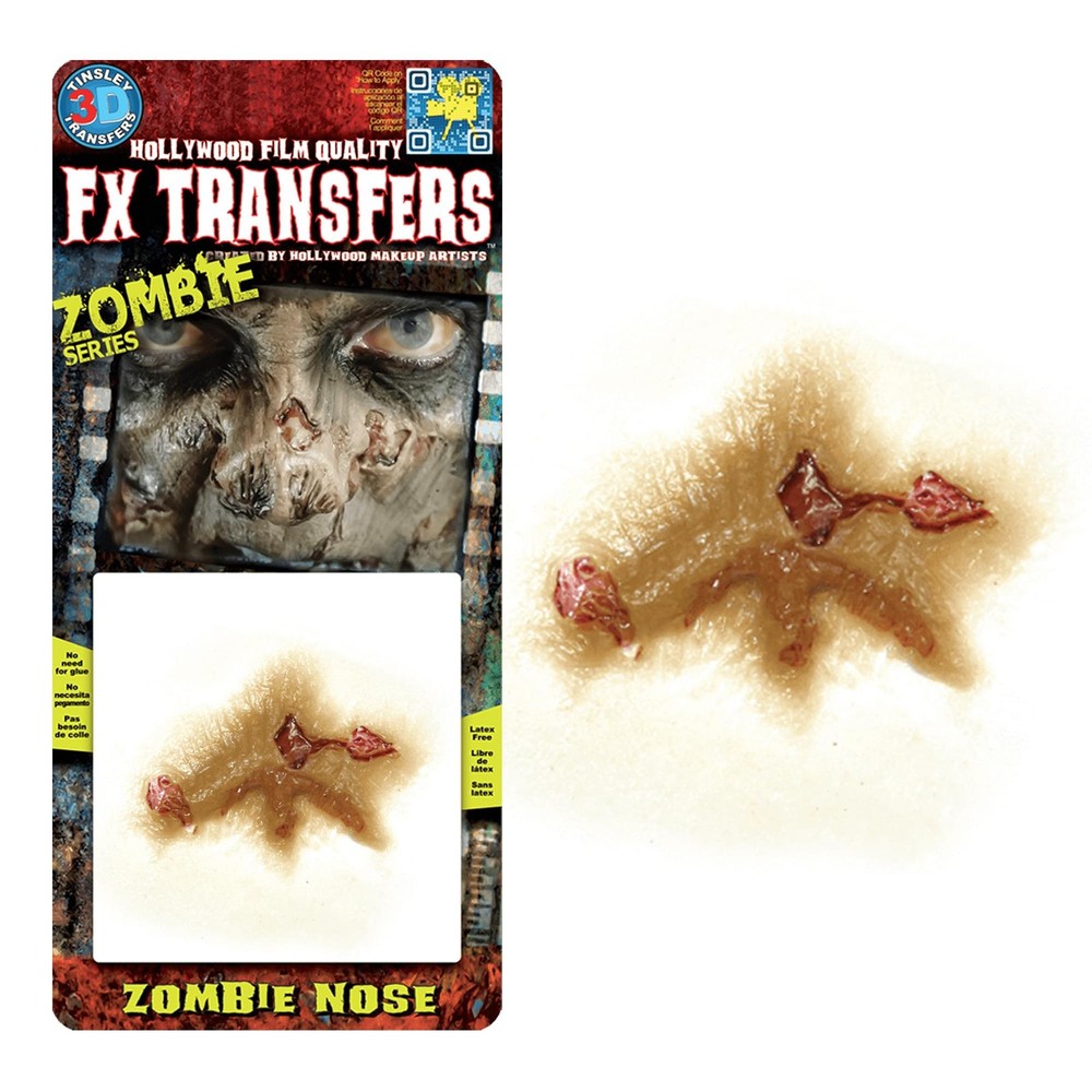 Zombie Nose Fx Transfer Costume Accessory