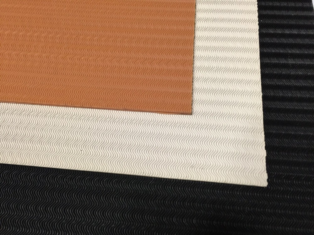 SoleTech Wavy Rib Soling Sheets - 15" x 30" - White - 7 Iron