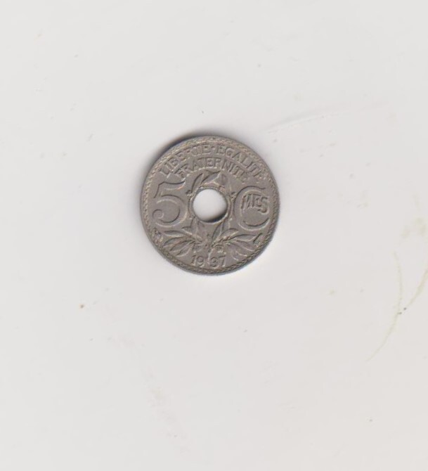 France 5 Cents 1937