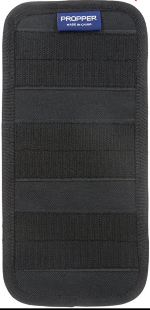 Propper 10 x 5 Elastic Organizer Panel • Black • One Size • X 2 Pack Bundle