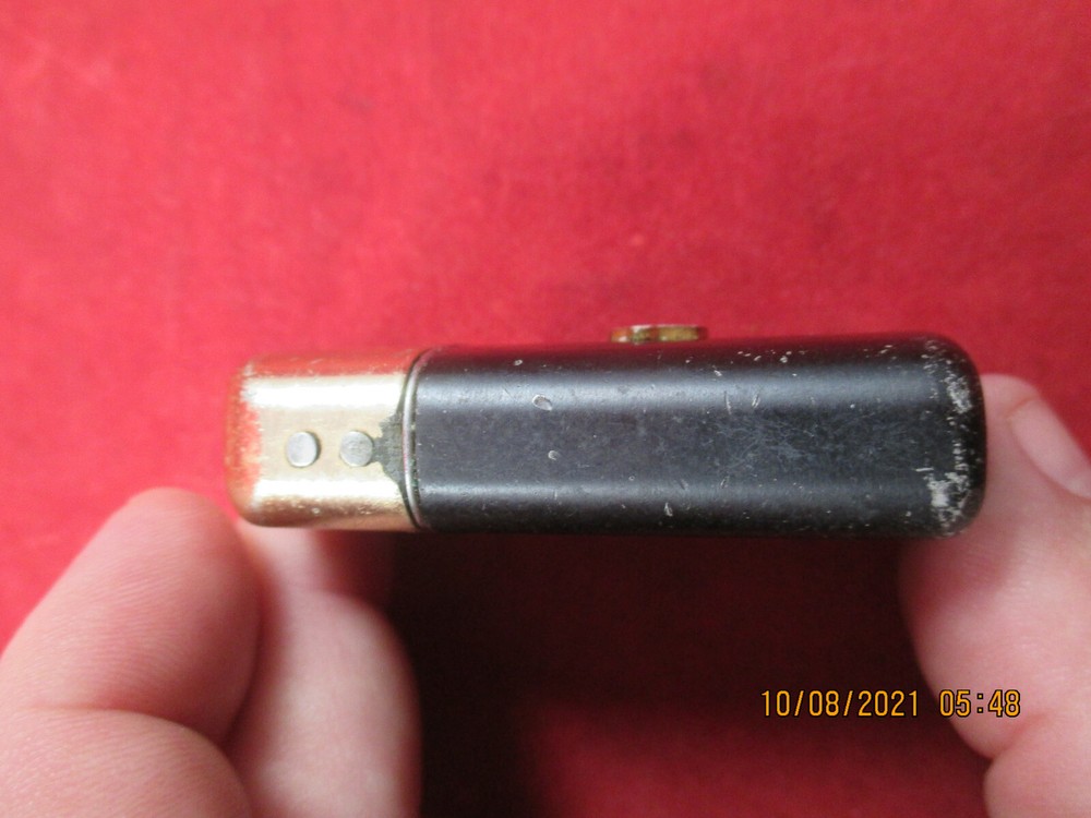 RONSON LIGHTER, NAVY CAP, 1950's Two tone RONSON British Empire