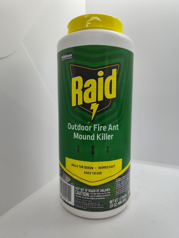 Raid Outdoor Fire Ant Mound Killer, Dust Insecticide