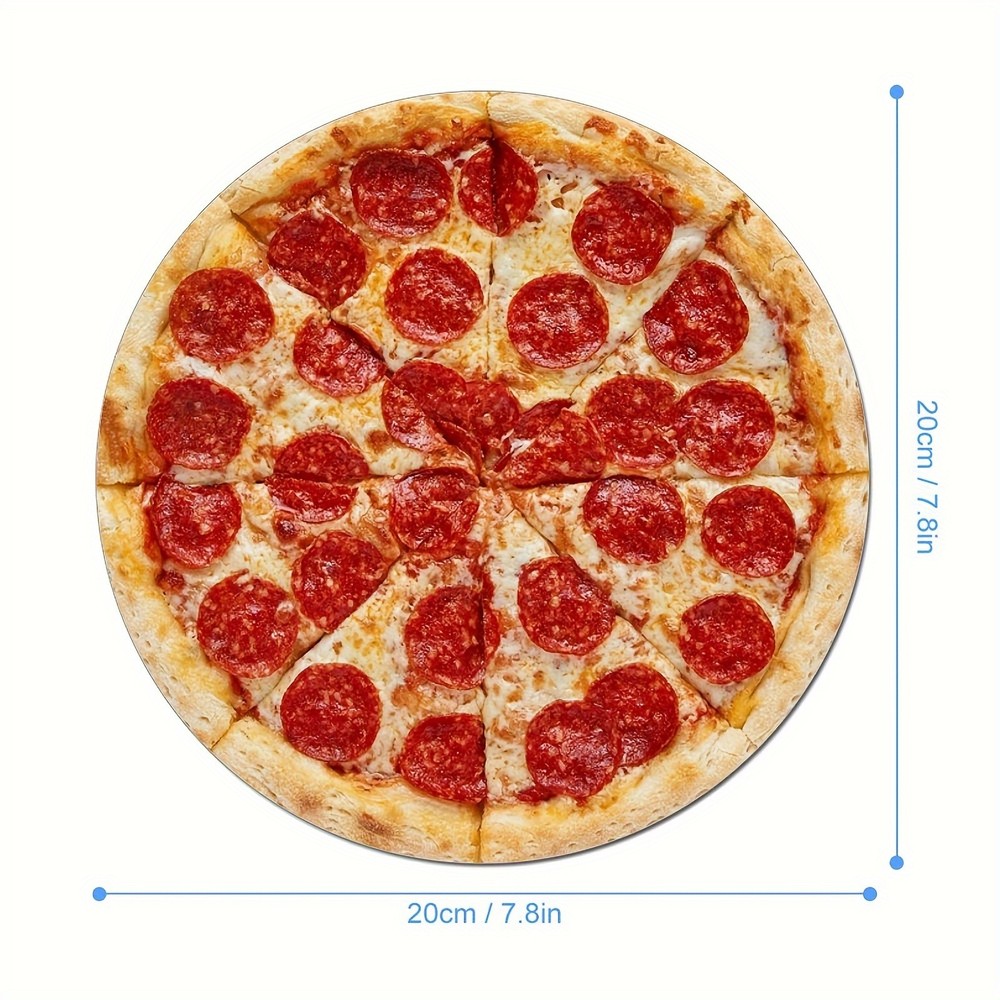 2D Pizza Pattern Mouse Pad Office Computers Laptops Office Desk Decor Mouse Mat